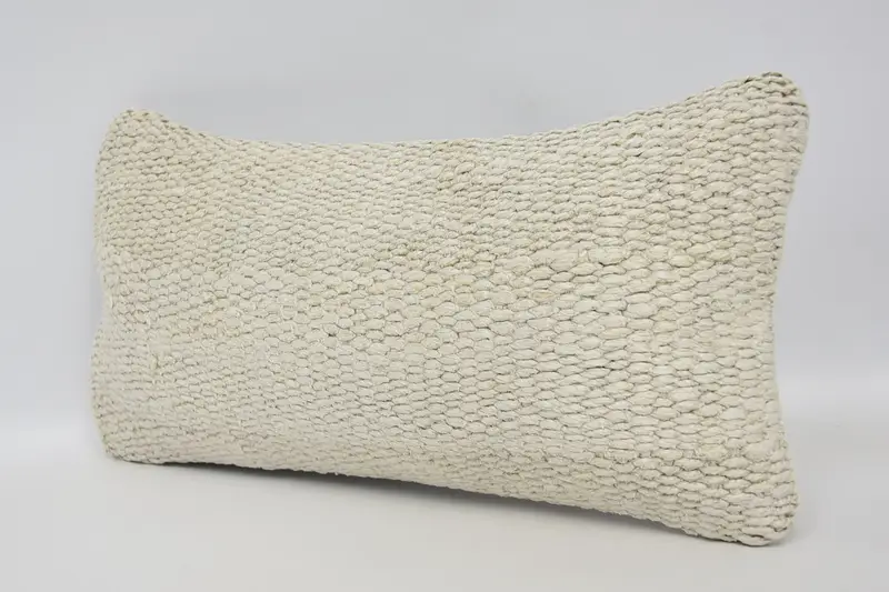 8x16 Beige Pillow Sham, Gift Pillow, Oriental Pillow Cover, Home Decor Pillow, Pillow Cover, Kilim Pillow Cover, Nomadic Pillow Case - 4