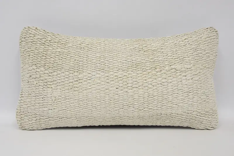 8x16 Beige Pillow Sham, Gift Pillow, Oriental Pillow Cover, Home Decor Pillow, Pillow Cover, Kilim Pillow Cover, Nomadic Pillow Case - 1