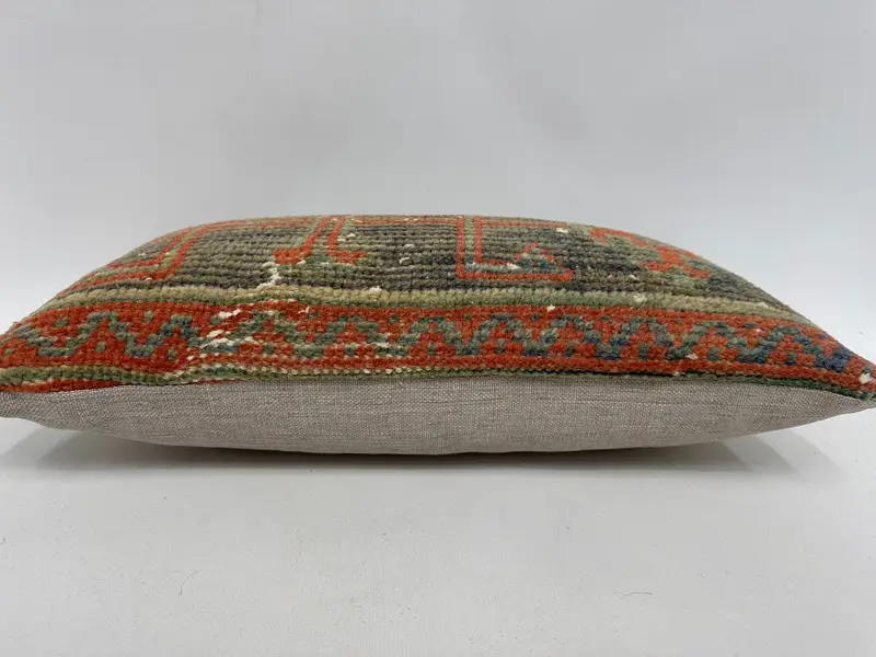 Pillow for Couch, Cushion Cover, Throw Kilim Pillow, Nautical Throw Cushion Cover, Pillow for Sofa, 12x20 Blue Pillow Cover - 5