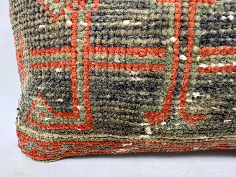 Pillow for Couch, Cushion Cover, Throw Kilim Pillow, Nautical Throw Cushion Cover, Pillow for Sofa, 12x20 Blue Pillow Cover - 2
