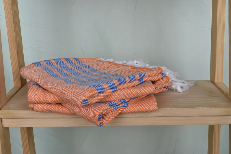 Wedding Gift, Best Friend Gift Ideas, 40x20 Cotton Zig zag Towel, Embroidery Towel, Turkish Tea Towel, Guest Towel, Monogram Kitchen Towel - 7