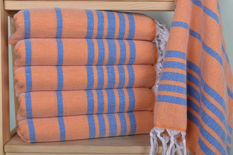Wedding Gift, Best Friend Gift Ideas, 40x20 Cotton Zig zag Towel, Embroidery Towel, Turkish Tea Towel, Guest Towel, Monogram Kitchen Towel - 2