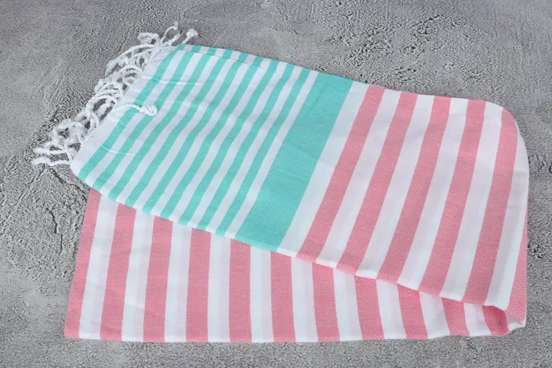 Personalized Towel, Best Friend Gift, Merry Christmas Gifts, 68x36 Cotton Striped Towel, Spa Gift Towel, Beach Towel Monogram, Quick-dry peshtemal - 5