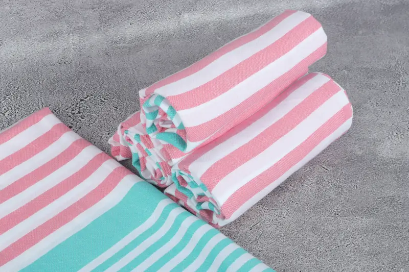 Personalized Towel, Best Friend Gift, Merry Christmas Gifts, 68x36 Cotton Striped Towel, Spa Gift Towel, Beach Towel Monogram, Quick-dry peshtemal - 7