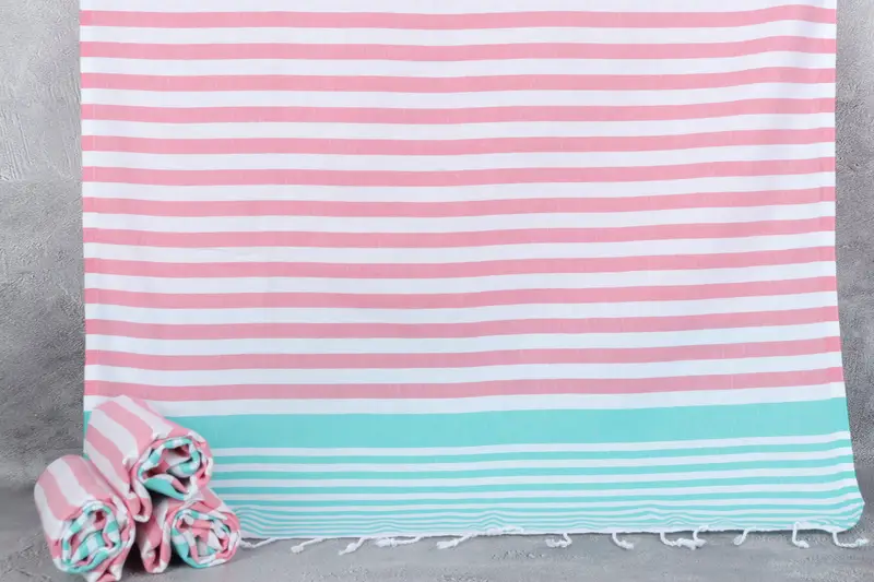 Personalized Towel, Best Friend Gift, Merry Christmas Gifts, 68x36 Cotton Striped Towel, Spa Gift Towel, Beach Towel Monogram, Quick-dry peshtemal - 8