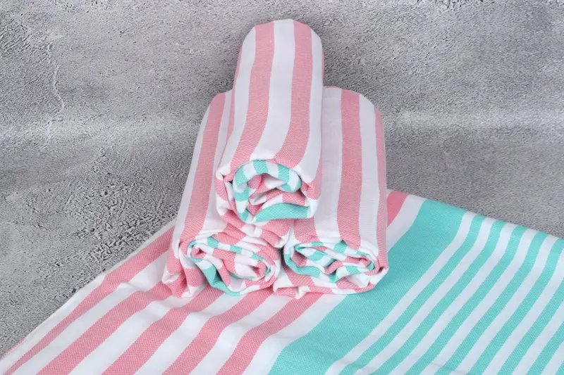 Personalized Towel, Best Friend Gift, Merry Christmas Gifts, 68x36 Cotton Striped Towel, Spa Gift Towel, Beach Towel Monogram, Quick-dry peshtemal - 6