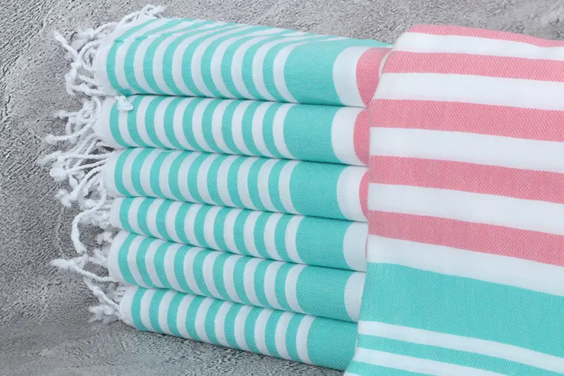 Personalized Towel, Best Friend Gift, Merry Christmas Gifts, 68x36 Cotton Striped Towel, Spa Gift Towel, Beach Towel Monogram, Quick-dry peshtemal - 1