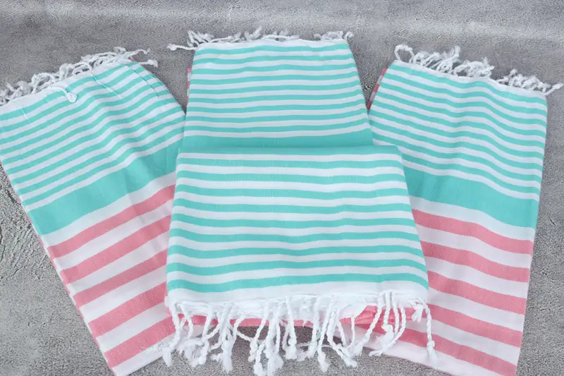 Personalized Towel, Best Friend Gift, Merry Christmas Gifts, 68x36 Cotton Striped Towel, Spa Gift Towel, Beach Towel Monogram, Quick-dry peshtemal - 4
