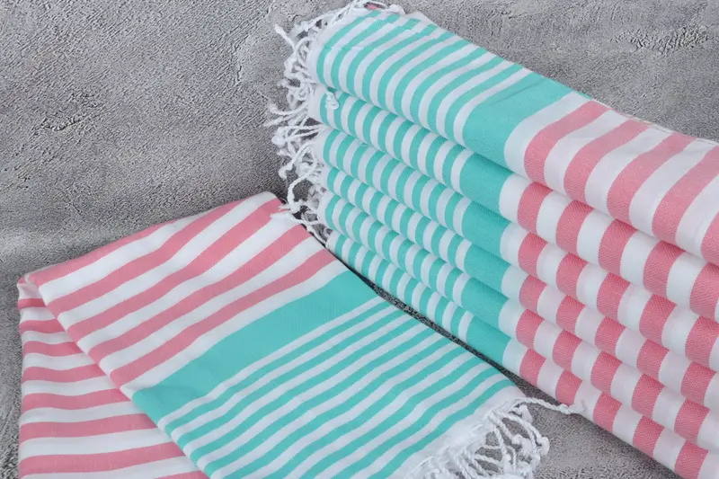 Personalized Towel, Best Friend Gift, Merry Christmas Gifts, 68x36 Cotton Striped Towel, Spa Gift Towel, Beach Towel Monogram, Quick-dry peshtemal - 2