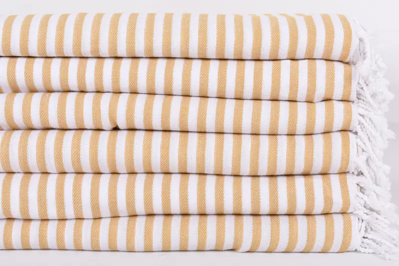 Turkish Blanket, Throw Blanket Couch, Family Gift, Girl Trip Party Favor, Bachelorette Party Favors, 104x76 Cotton Striped Towel, Organic Throw - 3