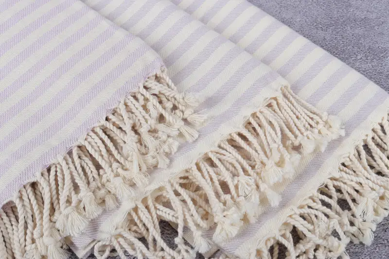 70x40 Cotton Striped Towel, Turkish hand towel, Towel With Name, Bachelorette Party Gifts, Guest Towel, Halloween Gifts, Personalized Beach Towel - 5