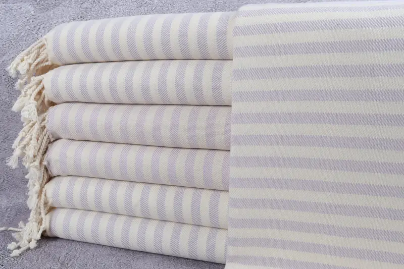 70x40 Cotton Striped Towel, Turkish hand towel, Towel With Name, Bachelorette Party Gifts, Guest Towel, Halloween Gifts, Personalized Beach Towel - 1