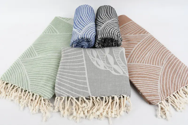 Fouta towel, Gift For Best Friend, Gift For Wedding Day, 68x40 Cotton Striped Design Towel, Personalized Wedding Gift, Absorbent towel, Yoga Towel - 7