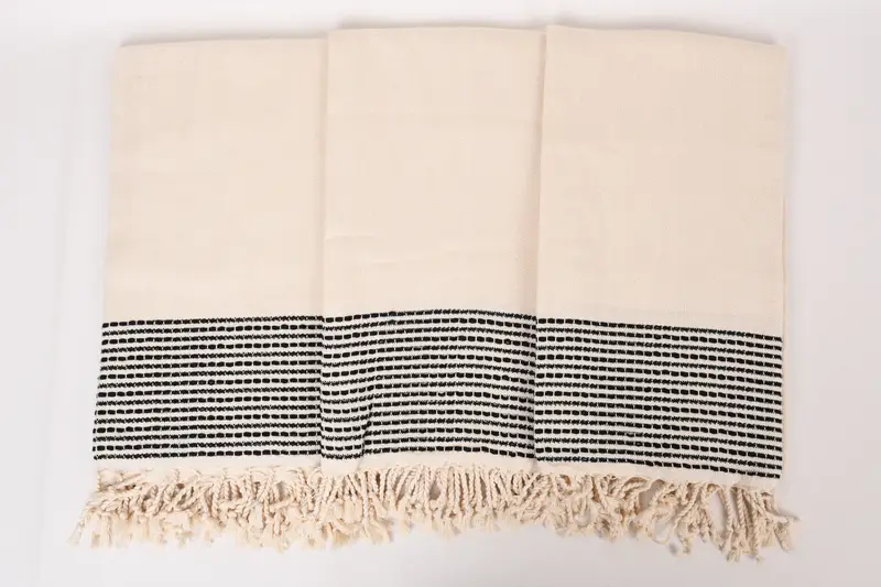 Wedding Favors, Travel towel, Custom Wedding Towel, Best Beach Towel, Bridal Shower Favor, Sand-Resistant Peshtemal, 70x36 Cotton Striped Towel - 7