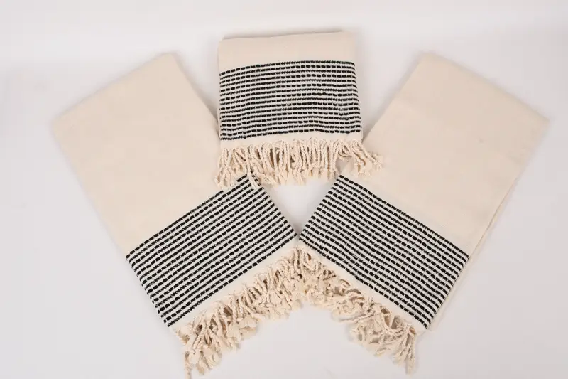 Wedding Favors, Travel towel, Custom Wedding Towel, Best Beach Towel, Bridal Shower Favor, Sand-Resistant Peshtemal, 70x36 Cotton Striped Towel - 6