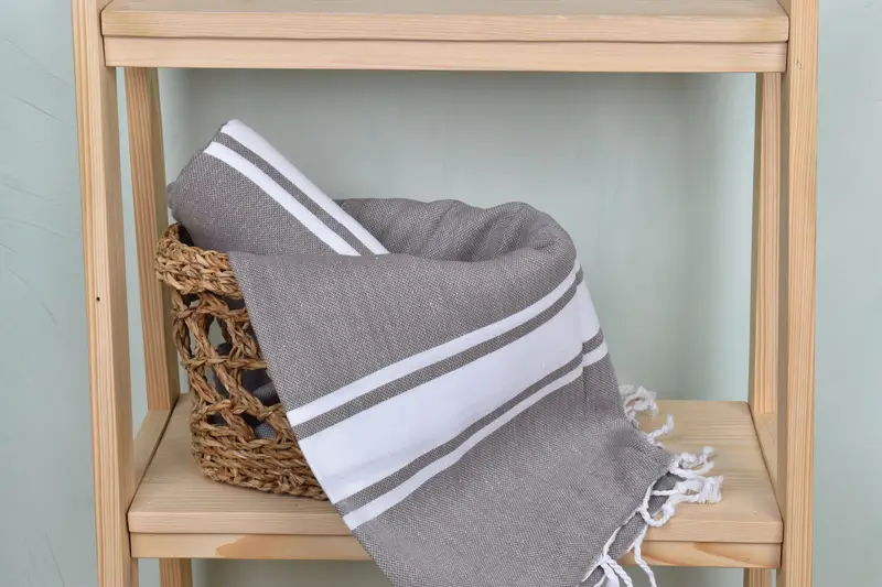 Hammam Towel USA, Quick-dry peshtemal, 70x40 Cotton Striped Towel, Turkish towel, Bridal Shower Gift, Halloween Gifts, Pool Towels, Beach Size Towel - 4
