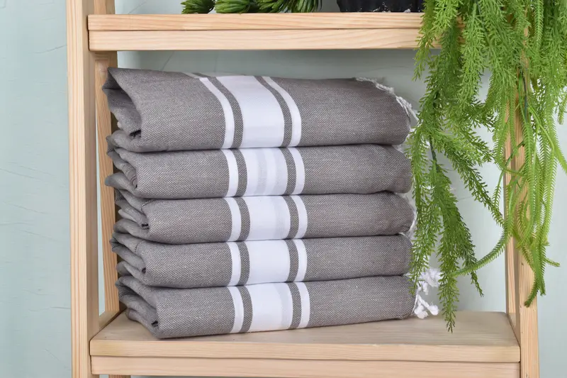 Hammam Towel USA, Quick-dry peshtemal, 70x40 Cotton Striped Towel, Turkish towel, Bridal Shower Gift, Halloween Gifts, Pool Towels, Beach Size Towel - 1