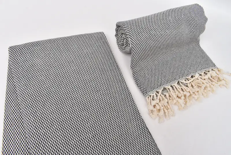 Toalla suave, toalla fouta turca para uso al aire libre, regalo de boda personalizado, toalla de lunares de algodón de 70x40, toallas de monograma, regalo de toalla de playa, regalo conmemorativo - 7
