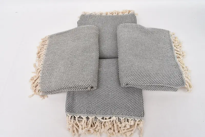 Toalla suave, toalla fouta turca para uso al aire libre, regalo de boda personalizado, toalla de lunares de algodón de 70x40, toallas de monograma, regalo de toalla de playa, regalo conmemorativo - 6