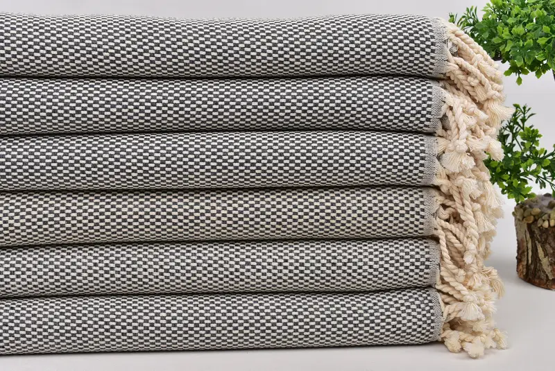 Toalla suave, toalla fouta turca para uso al aire libre, regalo de boda personalizado, toalla de lunares de algodón de 70x40, toallas de monograma, regalo de toalla de playa, regalo conmemorativo - 3