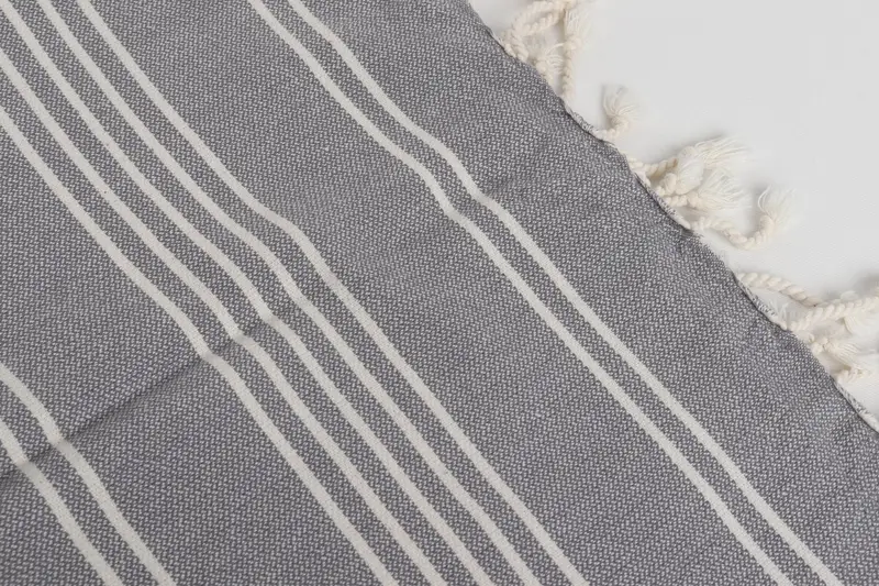 Custom Beach Towel, Gym Towel, 70x40 Cotton Striped Towel, Organic Turkish towel, Valentines Day Gift Idea, Spa Gift Towel, Sand-resistant towel - 6