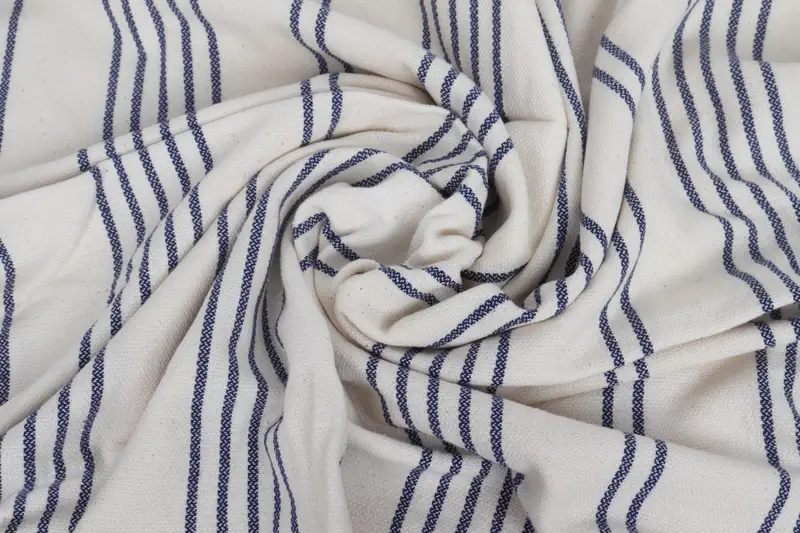 Custom Beach Towel, Gym Towel, 70x40 Cotton Striped Towel, Organic Turkish towel, Valentines Day Gift Idea, Spa Gift Towel, Sand-resistant towel - 7