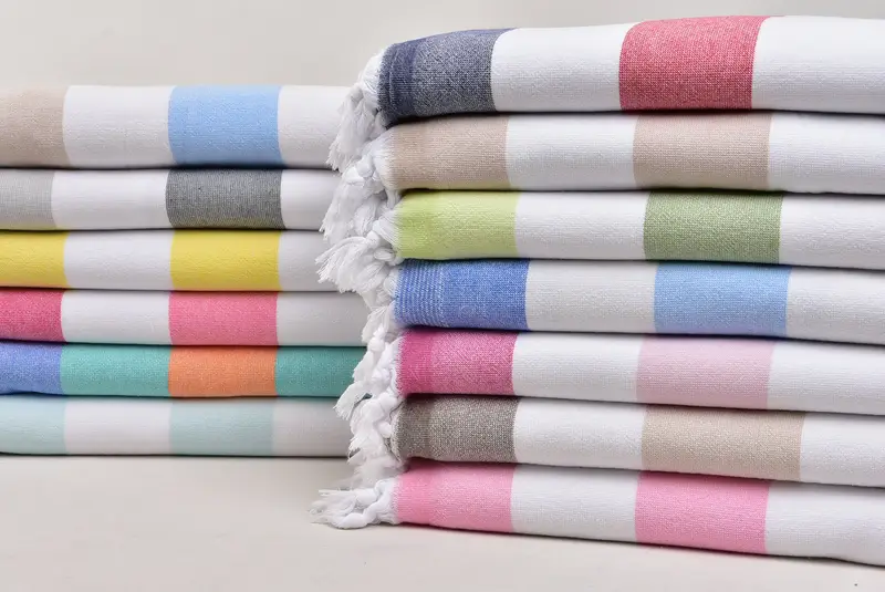 Oversized Beach Towel, Quick-dry towel, 64x36 Cotton Striped Terry Towel, Bachelorette Party Favors, Custom Wedding Gift, Personalized Gift For Him - 1