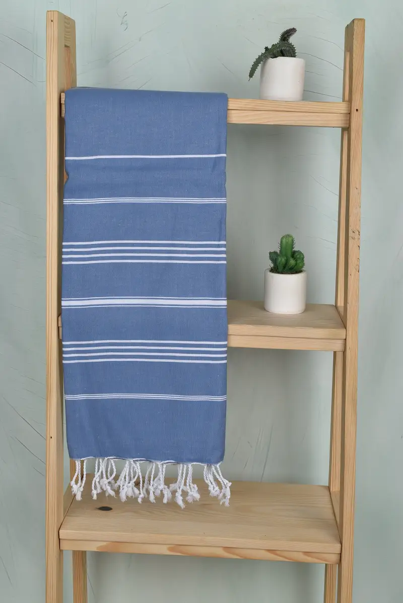 Embroidered Beach Towel, Summer Gift, Wedding Gifts Towel, Bridesmaid Towel, 70x40 Cotton Striped Towel, Personalized Gift, Boyfriend Christmas Gift - 8