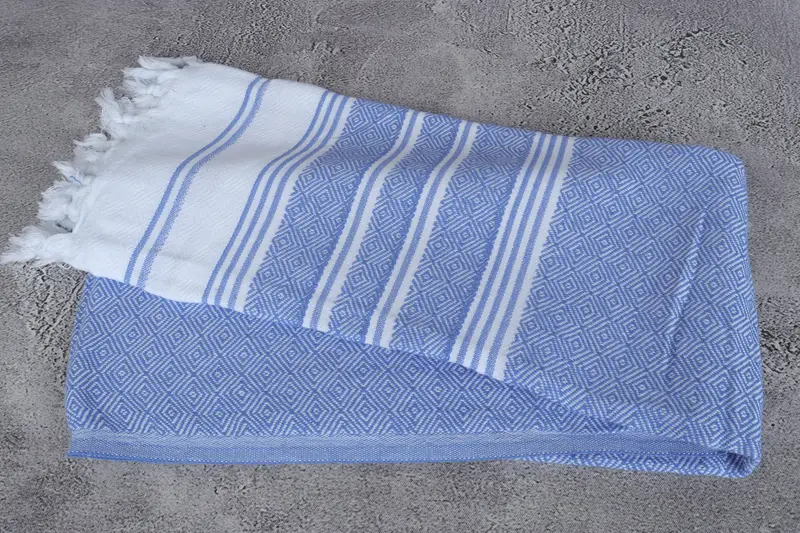 Sand-free towel, Quick-dry towel, Bachelorette Party Favor, Girls Weekend Getaways Ideas, Lightweight towel, 70x40 Cotton Diamond Towel - 6