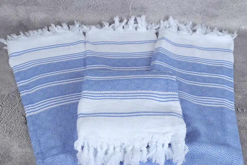 Sand-free towel, Quick-dry towel, Bachelorette Party Favor, Girls Weekend Getaways Ideas, Lightweight towel, 70x40 Cotton Diamond Towel - 4