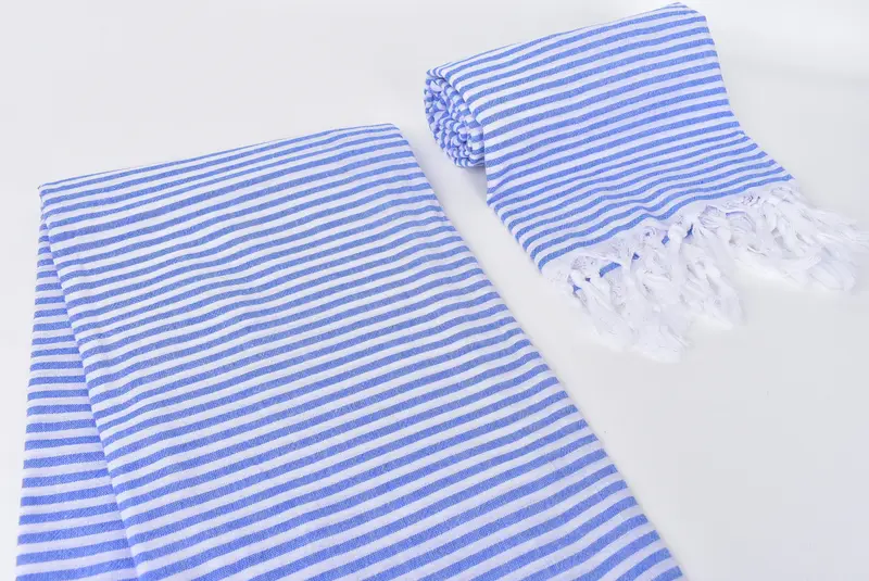 Oversized Beach Towel, Monogram Beach Towel, 68x36 Cotton Striped Towel, Bachelor Bachelorette Party Favors, Hammam towel, Customized Towels - 6