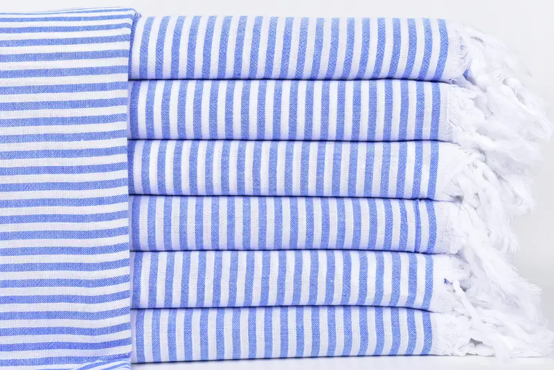 Oversized Beach Towel, Monogram Beach Towel, 68x36 Cotton Striped Towel, Bachelor Bachelorette Party Favors, Hammam towel, Customized Towels - 1