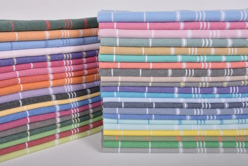 Bathroom Towels, Valentines Day Gift, Bridesmaid Gifts, Xmas Gifts, Bachelorette Party Items, Small Bath Towels, 40x24 Cotton Striped Towel - 3