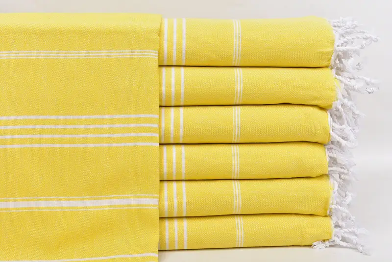 Wedding Anniversary Gift, Bachelorette Gifts, Peshtemal Towel, 70x40 Cotton Striped Towel, Bachelorette Party Gifts Bridesmaids, Home Decor Towel - 2