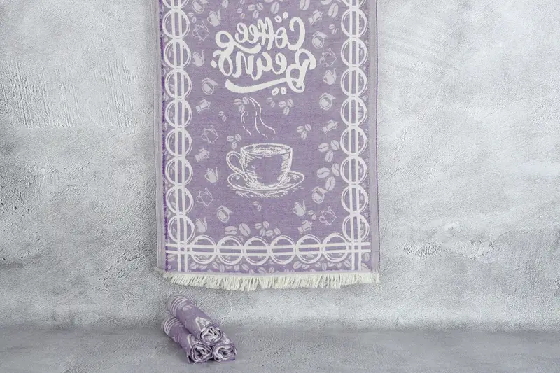 28x20 Cotton Coffee Patterned Towel, Bachelor Towel, Turkish Hand Towel, Bridal Shower Gifts, Personalized Dish Towel, Monogram Hand Towel - 1