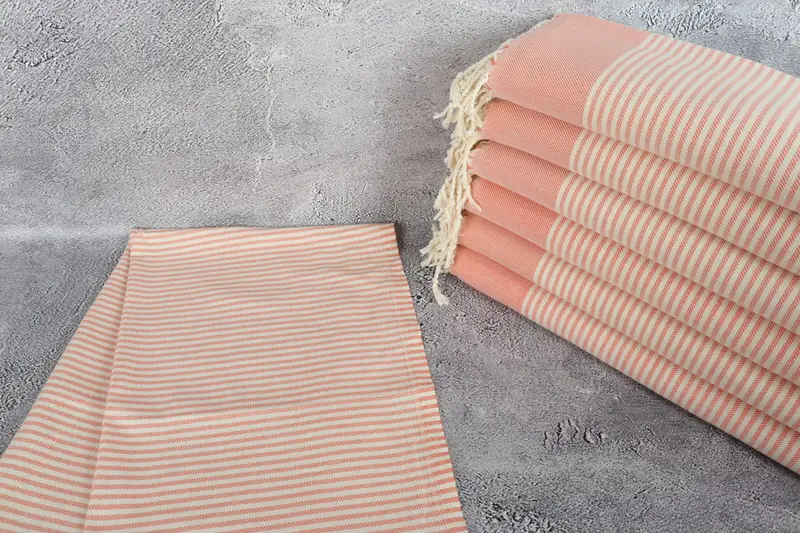 Personalized Kitchen Towel, Custom Gift, 40x24 Cotton Striped Towel, Monogrammed Turkish Towel, Turkish Hand Towel, Spa Towel, Personalized Gifts - 2