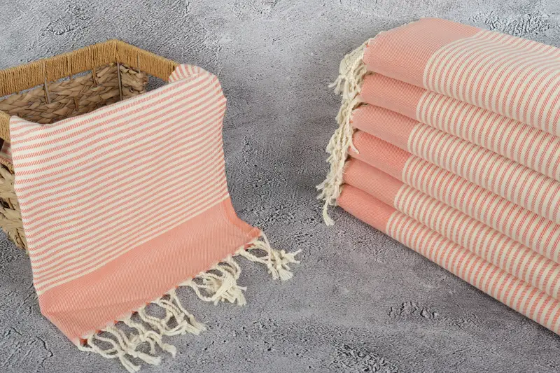 Personalized Kitchen Towel, Custom Gift, 40x24 Cotton Striped Towel, Monogrammed Turkish Towel, Turkish Hand Towel, Spa Towel, Personalized Gifts - 3