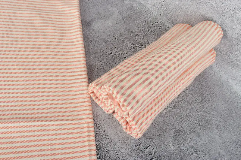 Personalized Kitchen Towel, Custom Gift, 40x24 Cotton Striped Towel, Monogrammed Turkish Towel, Turkish Hand Towel, Spa Towel, Personalized Gifts - 8