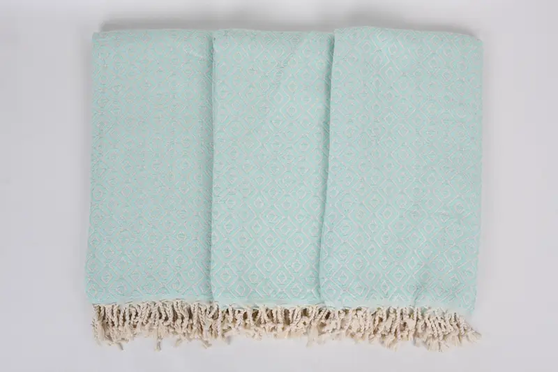 Lightweight Turkish towel for beach, Lightweight Turkish towel, Turkish Towel USA, Xmas Gifts, Personalized Beach Towel, 70x40 Cotton Diamond Towel - 7