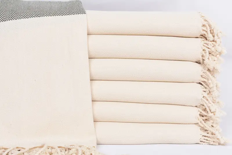 Personalized Beach Towel Monogram Turkish Cotton Khaki Green, 70x36 Inches