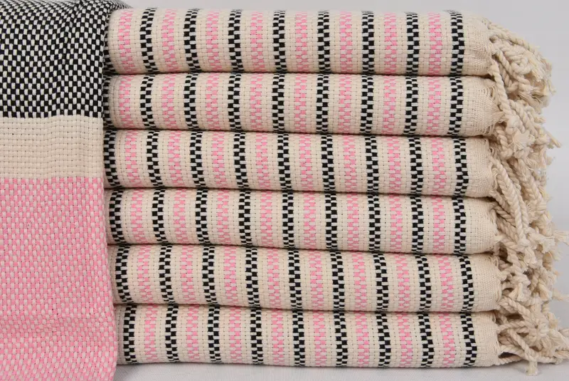 70x40 Cotton Geometric Towel, Bridal Gifts, Custom Wedding Gift, Soft and absorbent Turkish towel, Organic Turkish towel, Personalized Gifts - 2