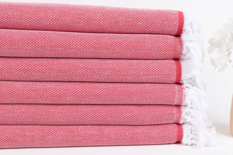 Turkish bath towel, Quick-dry peshtemal, 68x36 Cotton Herringbone Towel, Gift For Him, Turkish Towel Personalized, Merry Christmas Gifts, Gym Towel - 3