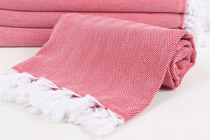 Turkish bath towel, Quick-dry peshtemal, 68x36 Cotton Herringbone Towel, Gift For Him, Turkish Towel Personalized, Merry Christmas Gifts, Gym Towel - 4