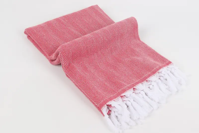 Turkish bath towel, Quick-dry peshtemal, 68x36 Cotton Herringbone Towel, Gift For Him, Turkish Towel Personalized, Merry Christmas Gifts, Gym Towel - 6