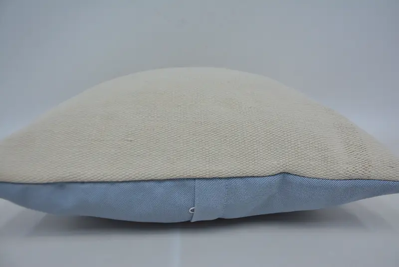 Ottoman Pillow Cover, Toss Cushion Case, 18x18 Beige Cushion, Vintage Kilim Throw Pillow, Vintage Pillow, Kilim Pillow Cover, Pillow Case - 5