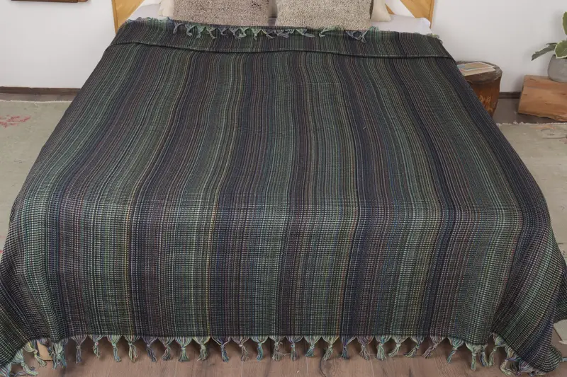 Turkish Tablecloth, Housewarming Gift, Bachelorette Gifts, Home Decor Blankets, Turkish Blanket, 100x80 Cotton Waffle Towel, Christmas Tablecloth - 8