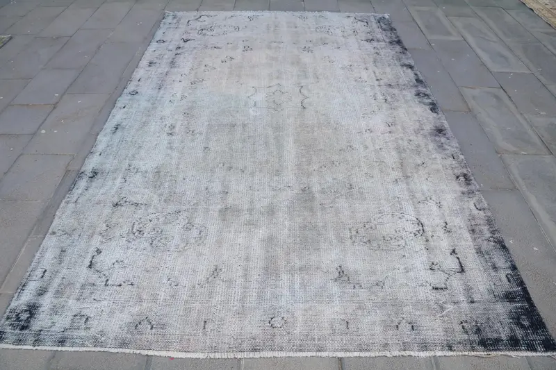 Alfombra Elegante Blanca y Azul, 18x2,8m Diseño Geométrico a Rayas