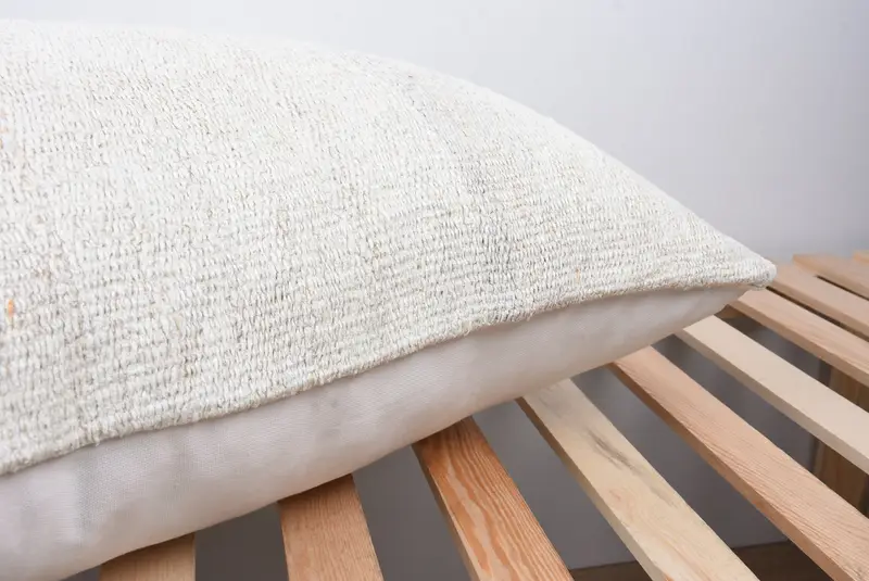 Boho Pillow Sham Cover, Morroccon Kilim Cushion Cushion, Vintage Pillow, Pillow Cover, 20x28 White Pillow, Colorful Pillow, Kilim Cushion Sham - 7