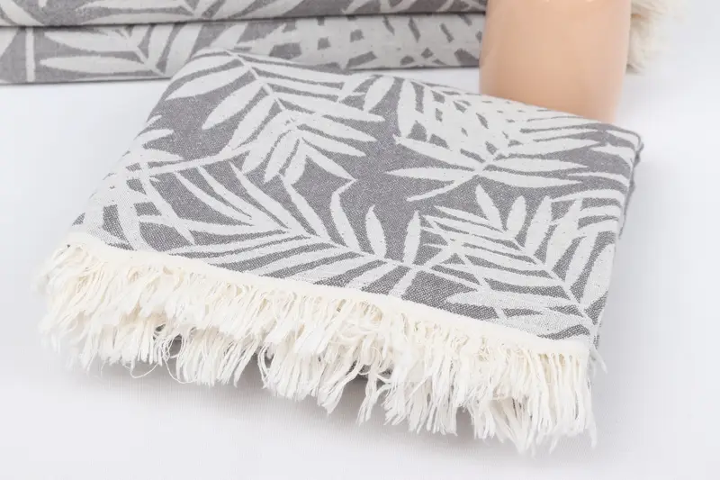 Scarf Towel, Personalized Wedding Gift For Couple, Turkish hand towel, Personalized Bridesmaid Gift, Bath towel, 64x40 Cotton Floral Patterned Towel - 6