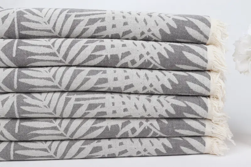 Scarf Towel, Personalized Wedding Gift For Couple, Turkish hand towel, Personalized Bridesmaid Gift, Bath towel, 64x40 Cotton Floral Patterned Towel - 4